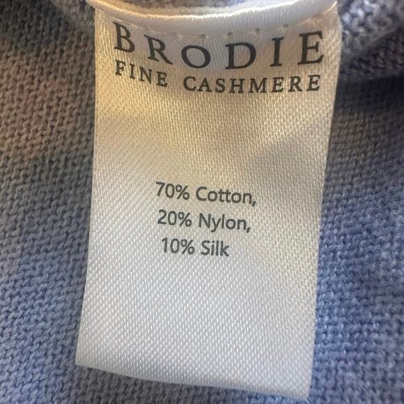 Whisper by Brodie “Hello Vacay” Spring Preppy Novelty Sweater Periwinkle EUC M - Picture 7 of 9